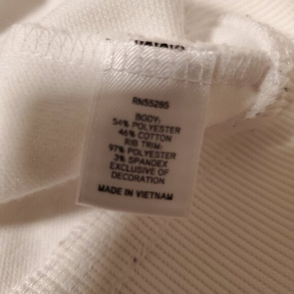 Express White Full Zip Track Jacket Mens Large - Picture 5 of 10